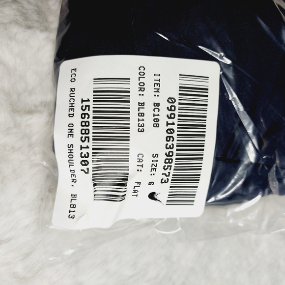 New J Crew Ruched one-shoulder one-piece P2319 - Picture 5 of 6